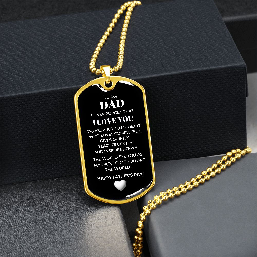 Dad HFD - Dog Tag Necklace