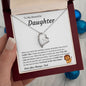To My Beautiful Daughter - Forever Love Necklace 💕🎁