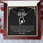 My Wife I Can't Live Without You - Forever Love Necklace❤