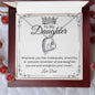 Daughter Straighten Your Crown (Dad) - Forever Love Necklace 😊❤️