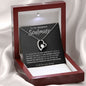My Gorgeous Soulmate, My  Best Friend - Forever Love Necklace