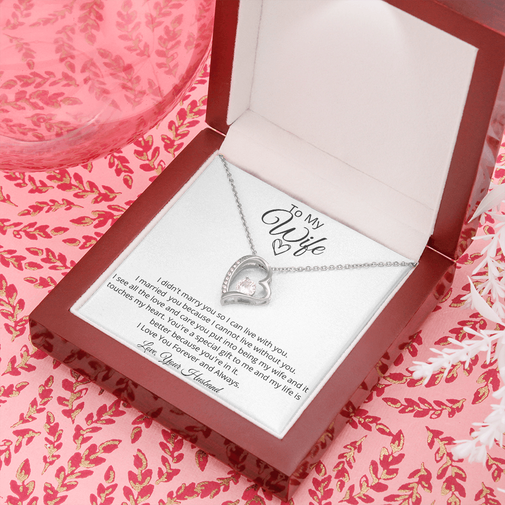 To My Wife - Forever Love Necklace