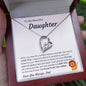 To My Beautiful Daughter - Forever Love Necklace 💕🎁