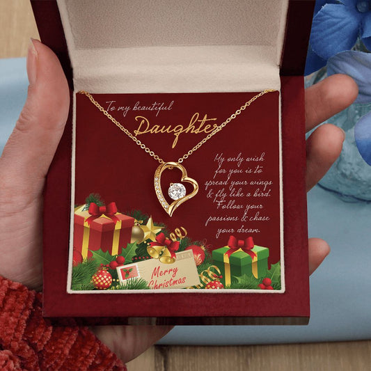 Beautiful Daughter For Christmas - Forever Love Necklace🧑‍🎄