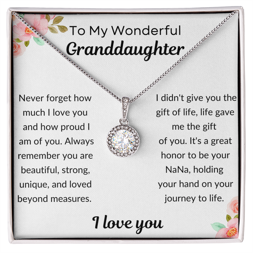 Wonderful Granddaughter - Eternal Hope Necklace