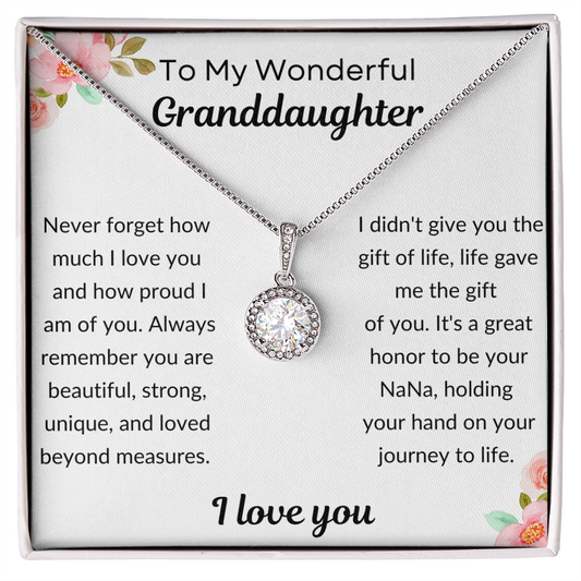 Wonderful Granddaughter - Eternal Hope Necklace