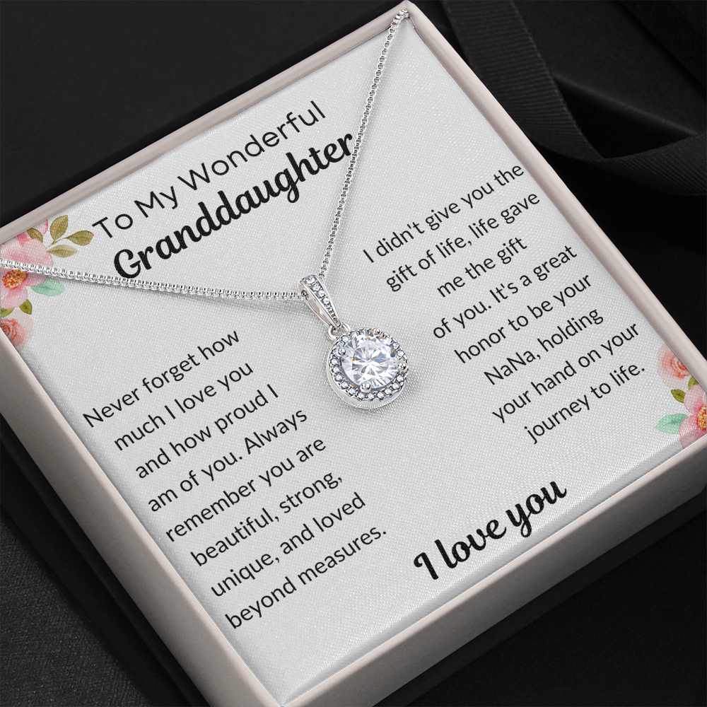 Wonderful Granddaughter - Eternal Hope Necklace