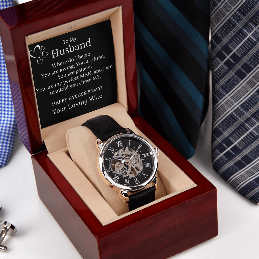Husband  Openwork Watch