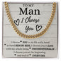 My Man I Choose You - Cuban Link Chain
