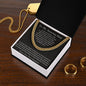 Amazing Dad Thank You - Cuban Link Chain