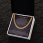 Husband Love You With All My Heart - Cuban Link Chain