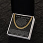 Amazing Dad Thank You - Cuban Link Chain