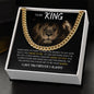To My King  - Cuban Link Chain