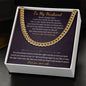 Husband Love You With All My Heart - Cuban Link Chain