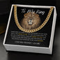 To My King - Cuban Link Chain