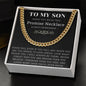 Son Promise Necklace - Cuban Link Chain