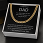 To My Bonus Dad - Cuban Link Chain