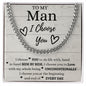 My Man I Choose You - Cuban Link Chain