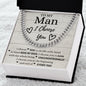My Man I Choose You - Cuban Link Chain