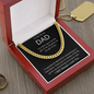 To My Bonus Dad - Cuban Link Chain