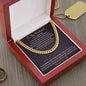 Husband Love You With All My Heart - Cuban Link Chain