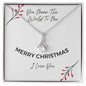You Mean The World To Me - Alluring Beauty Christmas Necklace