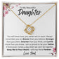 Beautiful Daughter - Love Knot Necklace