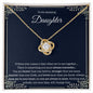 An Amazing Daughter - Love Knot Necklace