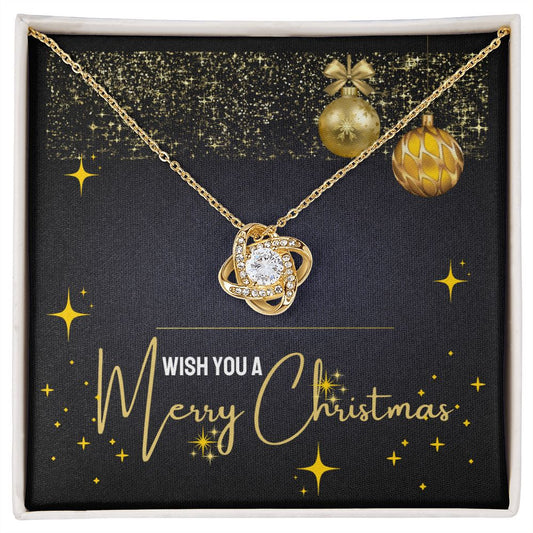 Wish You A Merry Christmas - Love Knot Necklace🎄