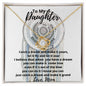 Daughter Dream Catcher - Love Knot Necklace