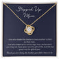 Stepped Up Mom The Gift of You - Love Knot Necklace 🥰