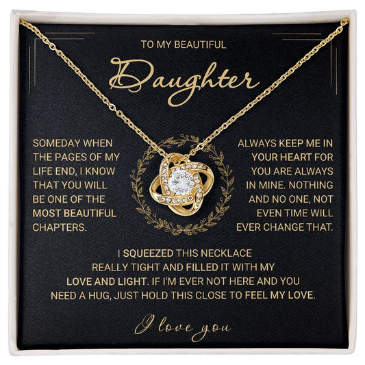 Beautiful Daughter - Love Knot Necklace 😍