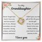 I Love You Granddaughter - Love Knot Necklace