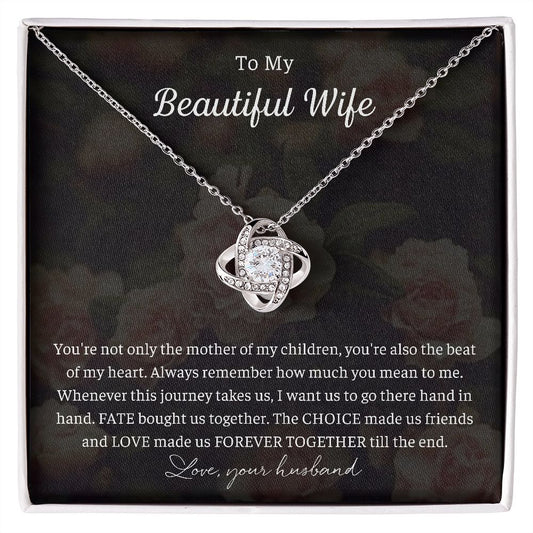 Beautiful Wife - Love Knot Necklace 💕