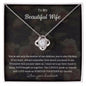 Beautiful Wife - Love Knot Necklace 💕