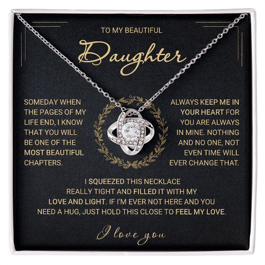 Beautiful Daughter - Love Knot Necklace 😍