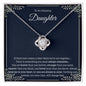 An Amazing Daughter - Love Knot Necklace