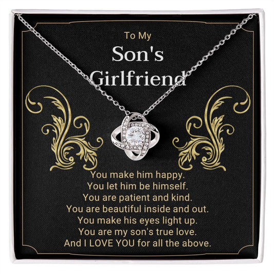 My Son's Girlfriend His True Love - Love Knot Necklace ❤