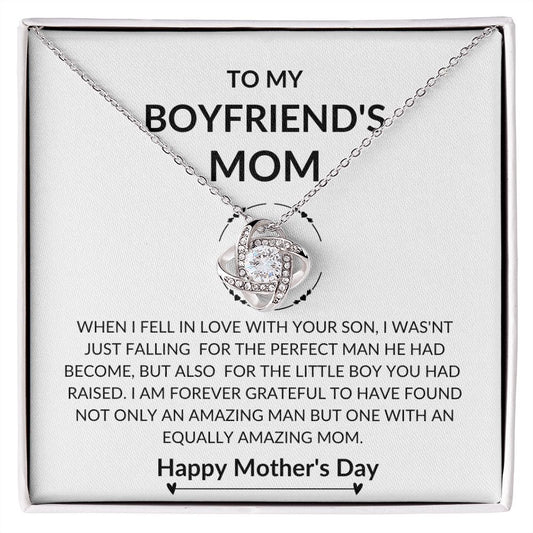 My Boyfriend's Mom Is Equally Amazing - Love Knot Necklace🌹