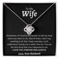 To My Wife - Love Knot Necklace