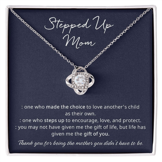 Stepped Up Mom - Love Knot Necklace
