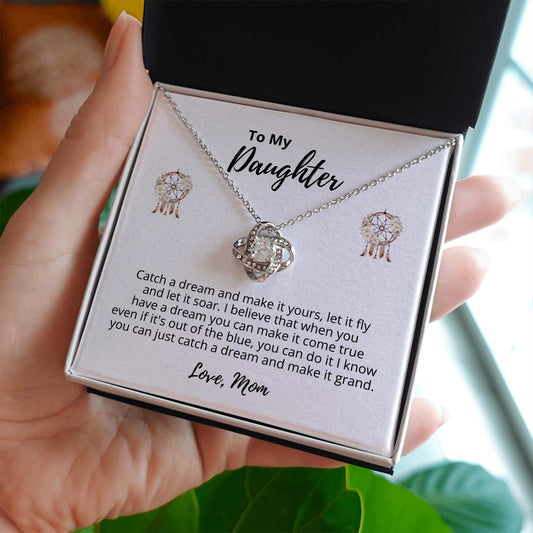 Catch A Dream Daughter - Love Knot Necklace