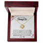 To My Beautiful Gem - Love Knot Necklace