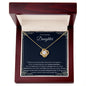 An Amazing Daughter - Love Knot Necklace