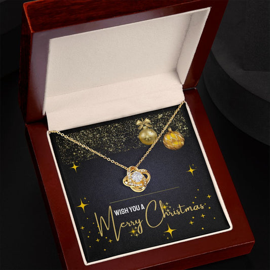 Wish You A Merry Christmas - Love Knot Necklace🎄