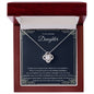 An Amazing Daughter - Love Knot Necklace