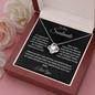My True Soulmate- Love Knot Necklace