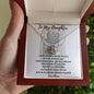 Daughter Dream Catcher - Love Knot Necklace