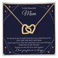 Beautiful Mom - Interlocking Hearts Necklace 💕
