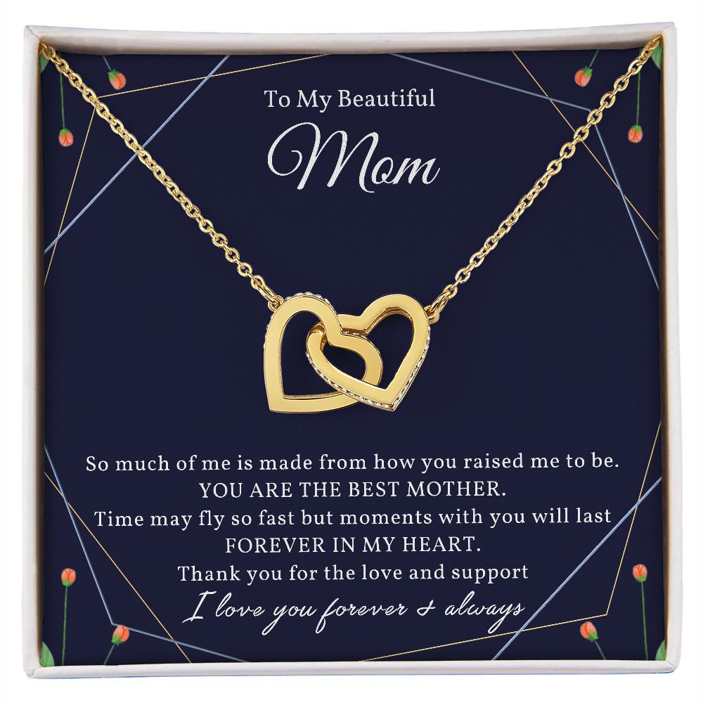 Beautiful Mom - Interlocking Hearts Necklace 💕
